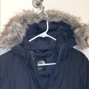 Small North Face Long Arctic Parka Womens